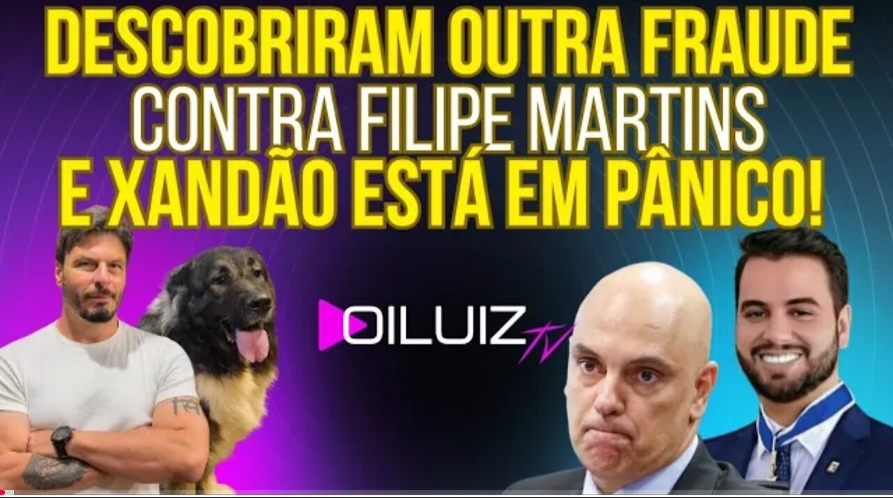 URGENTE- descobriram outra fraude para incriminar Filipe Martins e Xandão ...