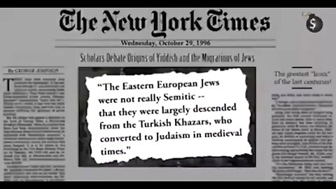 ASKENAZI KHAZAR JEWS - IMPOSTERS 💣