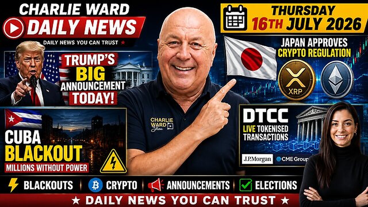 🚨 Trump's Big Announcement Today? | Japan Crypto Law | Cuba Blackout | Daily News 16 July 2026