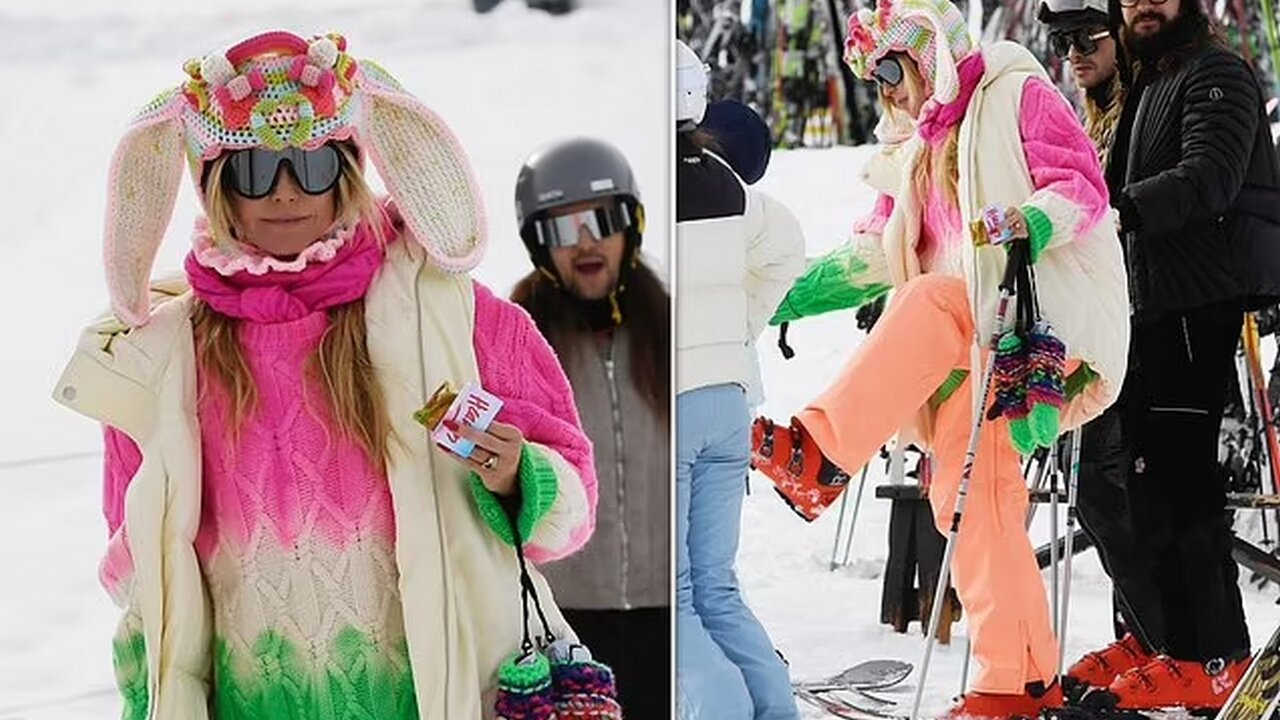 Heidi Klum’s Ski Holiday Style in Aspen