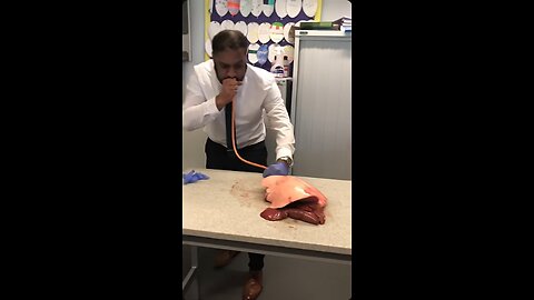 Lung inflation in Science Lesson #science #teacher #biology