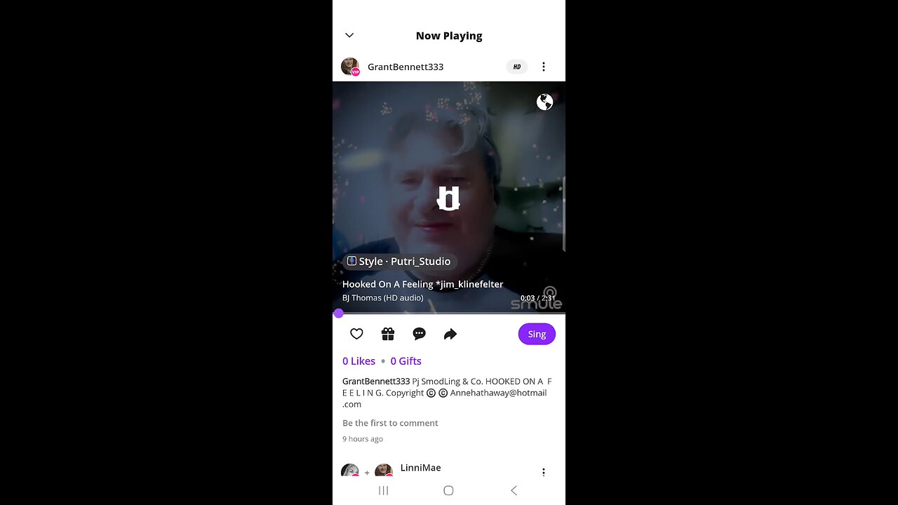 Hooked on a Feeling....