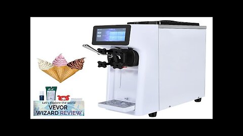 VEVOR Commercial Ice Cream Machine 10.6 QT/H Yield 1000W Single Flavor Countertop Review