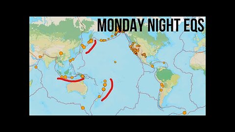 Global Earthquake uptick continues. New Zealand Eqs picking up. Monday Night update.