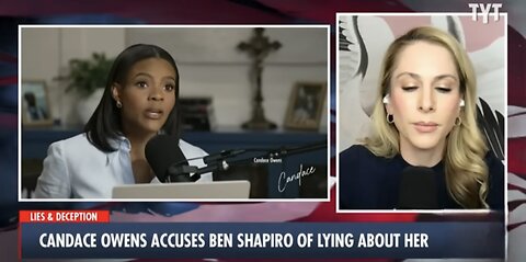 Ana Kasparian~ Ben Shapiro Tries And FAILS To Cancel Candace Owens
