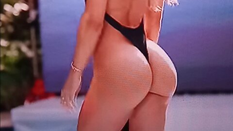 Magnificent swimsuit jiggle