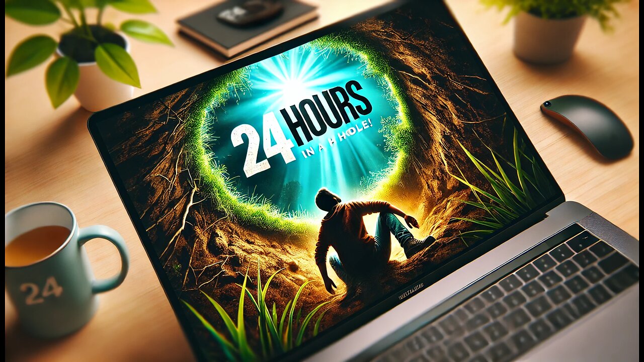 Surviving 24 Hours In A Hole!