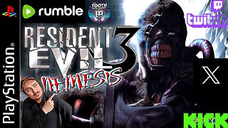 Original Resident Evil 3 Nemesis PS1 livestream Road to 400 followers #gamingonrumble