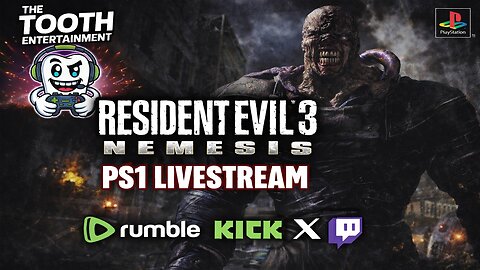 Original Resident Evil 3 Nemesis PS1 livestream Road to 400 followers #gamingonrumble