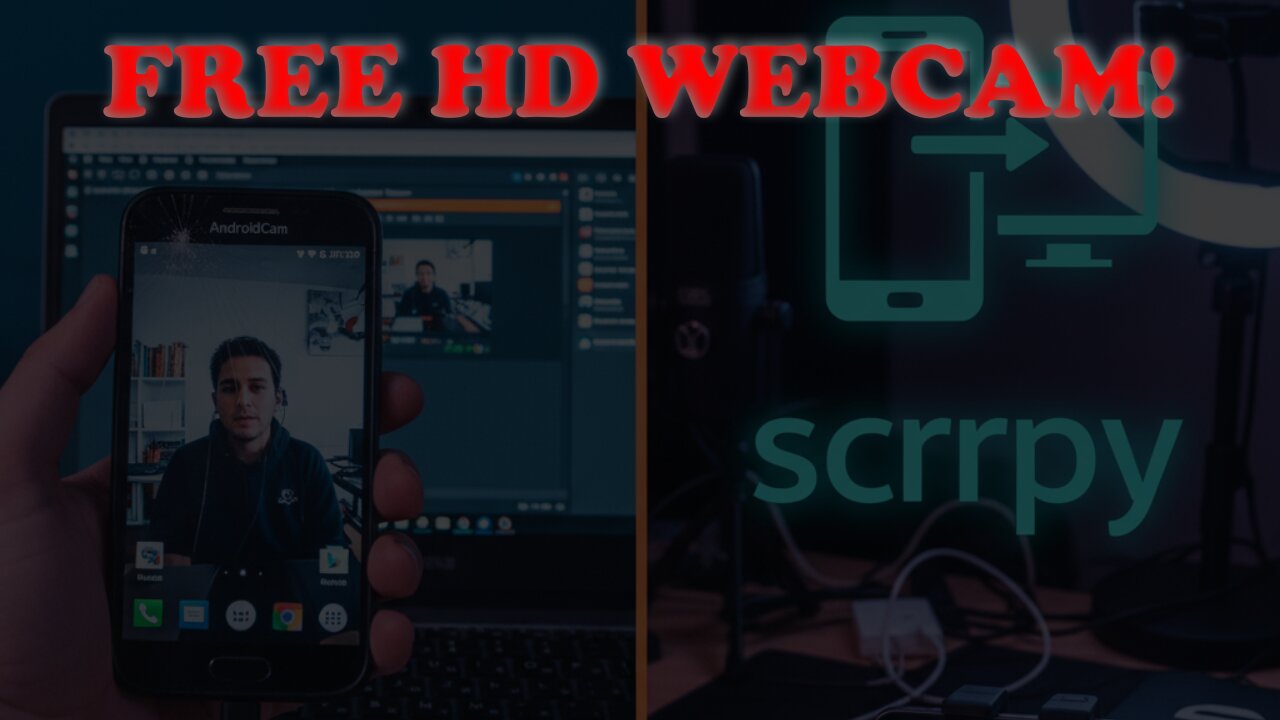 FREE Webcam Upgrade! (Use Your Old Phone + SCRCPY in OBS)