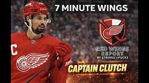 CAPTAIN CLUTCH STRIKES AGAIN 🚨 | LARKIN LIFTS RED WINGS PAST STARS IN OT | 7 Minute Wings