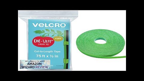 VELCRO Brand 90648 ONE-WRAP Garden Ties Plant Supports for Effective Growing Review