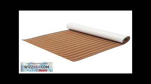 300cm x 90cm x 6mm EVA Foam Faux Teak Sheet Brown Review