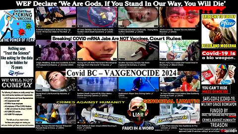 Covid BC – VAXGENOCIDE 2024 (compilation Video Version) - related info and links in description