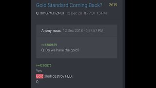GOLD SHALL DESTROY THE FED - Q-2619