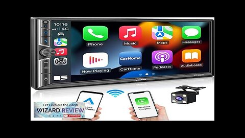 Upgrade Wireless Double Din Car Radio with Wireless Apple CarPlay and Android Review