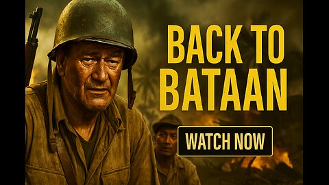 Back to Bataan | John Wayne War Classic | FULL MOVIE