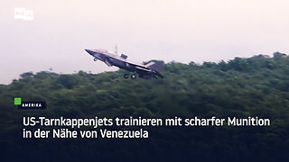 US-Tarnkappenjets trainieren mit scharfer Munition in der Nähe von Venezuela
