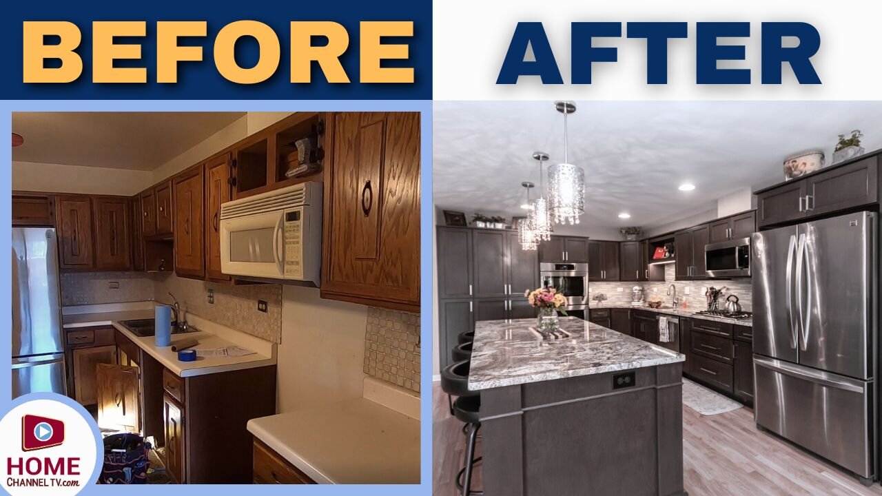 Before & After Kitchen Renovation: Dark, Outdated Design Gets a Full Makeover!