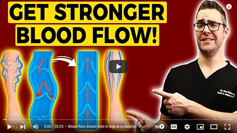 How To FIX Blood Flow & Circulation! [Heart, Arteries, Legs & Feet]