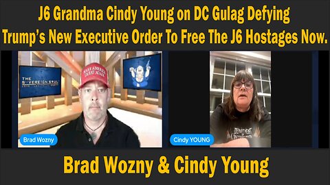 J6 Grandma Cindy Young on DC Gulag Defying Trump’s New Executive Order To Free The J6 Hostages Now.
