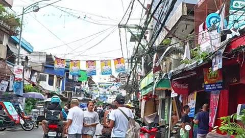Customary Situation on Wagas Street in Manila City, Philippines