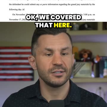 Judge ORDERS Grand Jury Files RELEASED in Hours