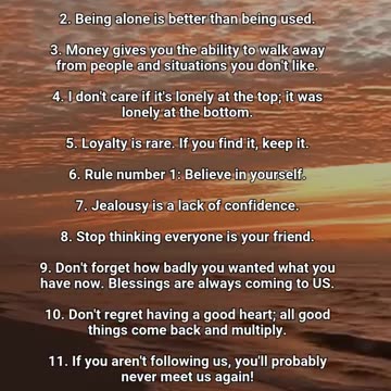 10 hard truths of life