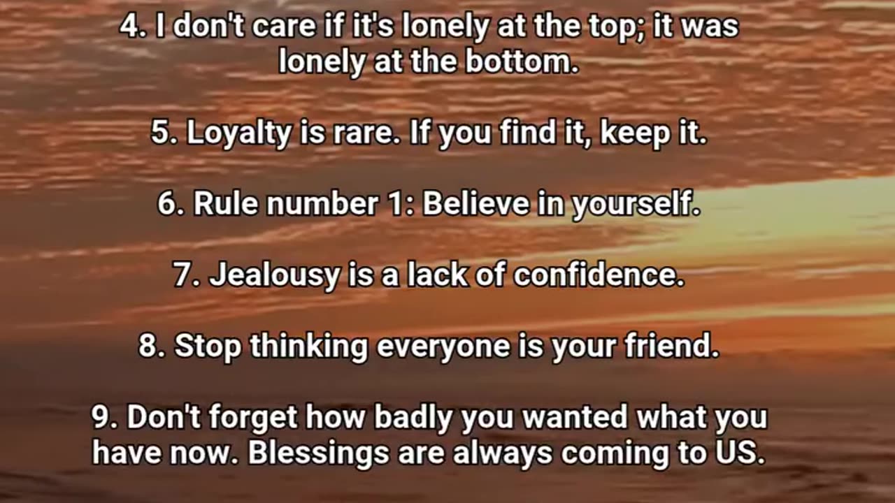 10 hard truths of life