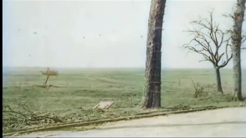 Allied troops use an underground route near Arras