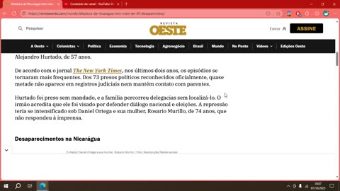 Ditadura da Nicarágua tem mais de 30 desaparecidos.mp4