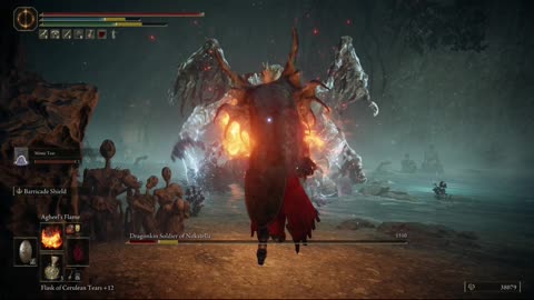 Elden Ring NG+1 | Dragonkin Soldier of Nokstella w/Mimic Tear & achievement #eldenringbosses #shorts