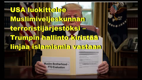 USA luokittelee Muslimiveljeskunnan terroristijärjestöksi