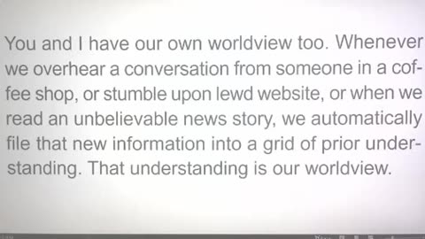 Worldview Intro