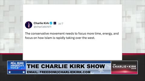 Charlie Kirk's Warning: Islam is the Biggest Threat Currently Facing the West