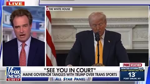 Fox’s Charles Hurt on Trump calling out Maine’s Governor today