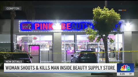 Woman fatally shoots groping suspect inside Compton beauty supply store