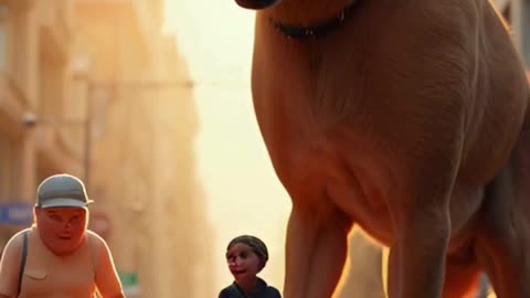 🐶 Huge Dog in City 🏙️ | Giant Dog Adventures | Funny & Adorable Dog Video