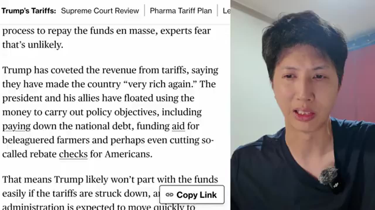 Trump Tariff REFUND check update