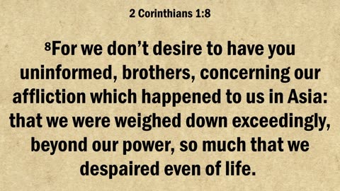 2 Corinthians 1