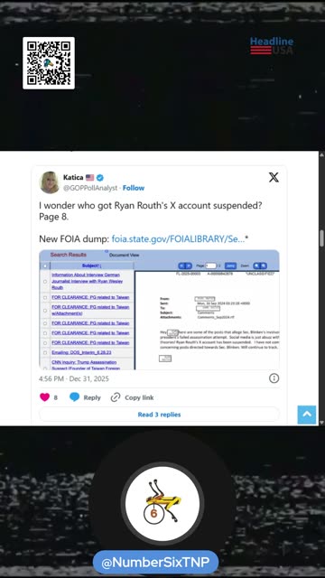 State Department Investigated Would-be Trump Assassin before His Attack