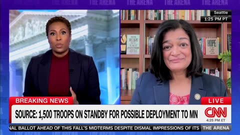 Jayapal Claims Nearly All Protesters Peaceful Despite Disruptions