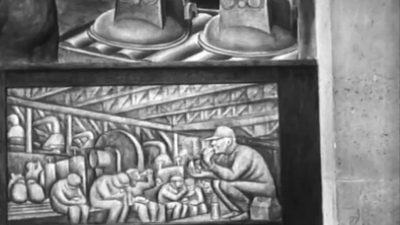 Diego Rivera Industrial M... - Diego Rivera Industrial Mural, Detroit Institute of Arts - fc-fc-2760