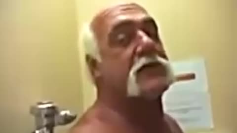 HULK Hogan on a toilet