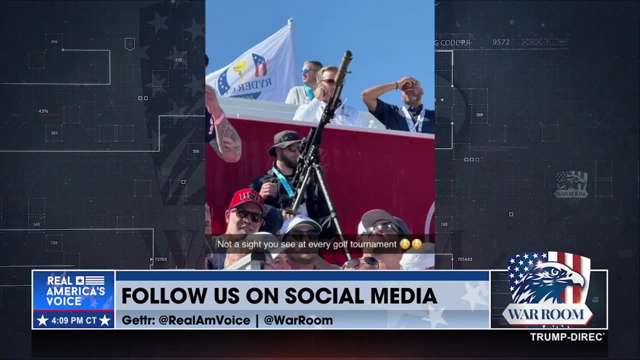 SNIPERS WERE VISIBLE AT THE RYDER CUP