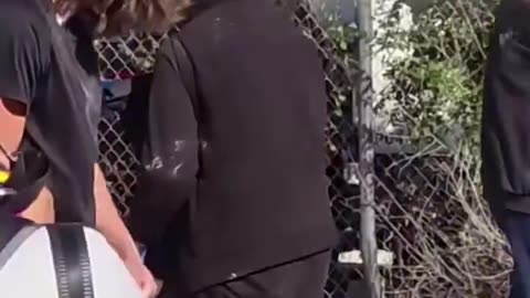 Antifa member got LIT UP by pepper balls outside of the ICE facility in Chicago