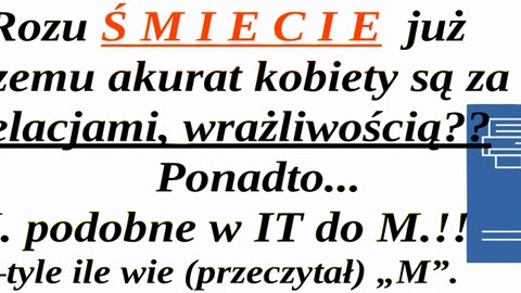 Po co są K.?O:*PODOBIEŃSTWO*D/DUCHA*ŚW| Czułość**ENERGIA**Ale nienawiść ZŁĄ eko/M. biznes!