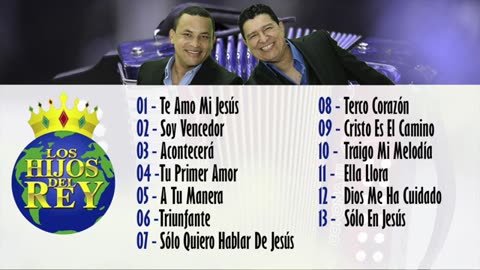 Los Hijos del Rey - Soy Vencedor 1 Hora De Éxitos Mix Vallenato Cristiano - Album Completo.