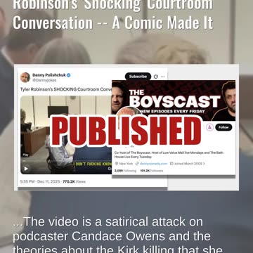 Fact Check: Video Does NOT Show Charlie Kirk Murder Suspect Tyler Robinson's Courtroom Conversation