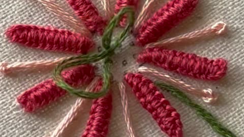 ✨ Beautiful Hand Embroidery Flower Design Tutorial for Beginners | ThreadsKalakari ✨